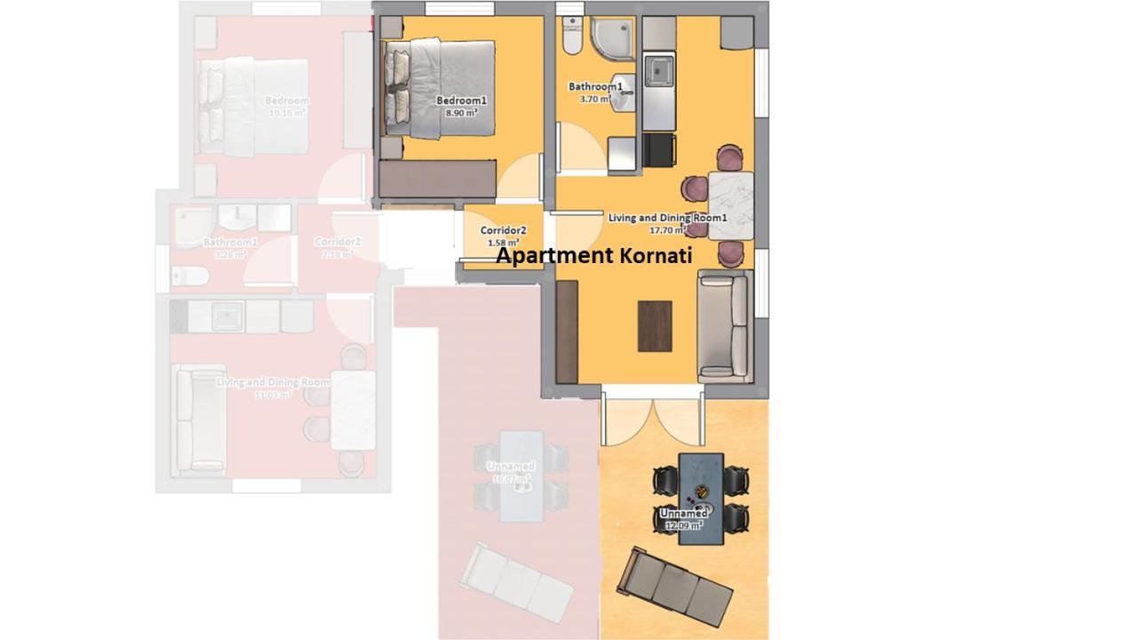 Apartmani Villa Lilliana Tribalj Buitenkant foto