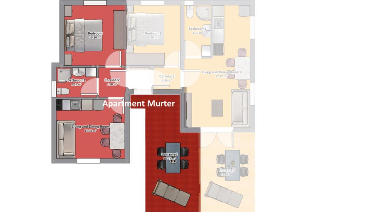 Apartmani Villa Lilliana Tribalj Buitenkant foto